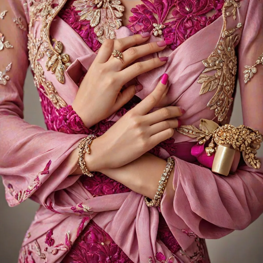 Jakie paznokcie do fuksjowej sukienki?