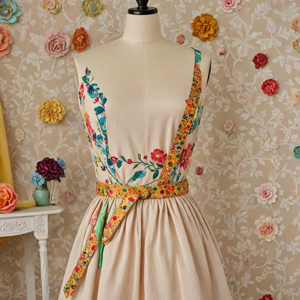 Jak zrobić ozdobny pasek do sukienki