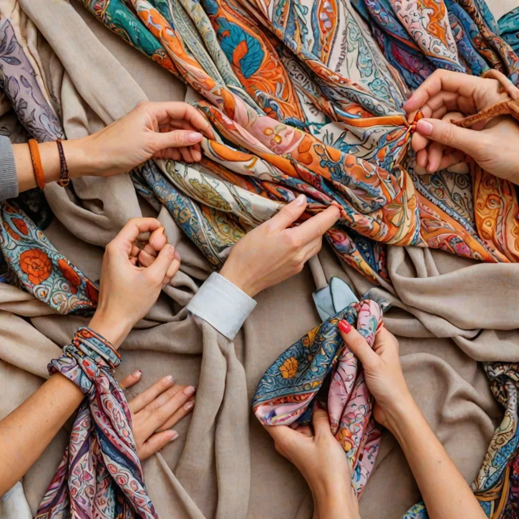 Jak wiązać szalik damski?