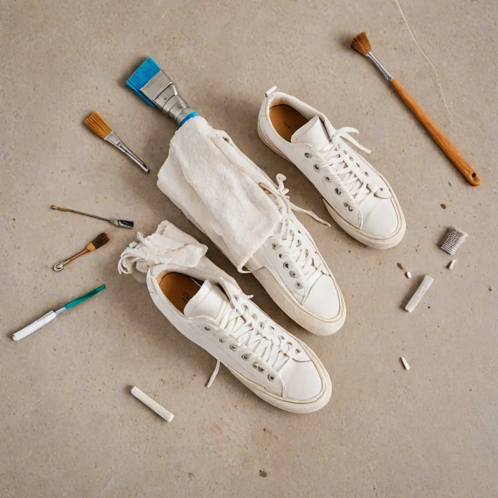Jakie są skuteczne metody na wyczyszczenie białych butów?